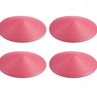 Set of 4 pink Doornado universal doorstoppers