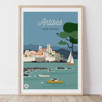 ANTIBES Poster - Juan Les Pins