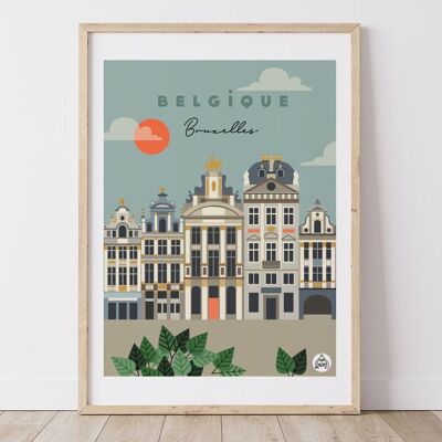 Poster BELGIUM - Brussels