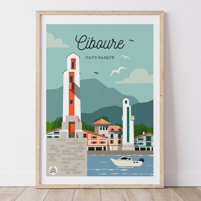 CIBOURE Poster - Basque Country