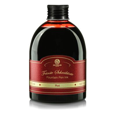 Fountain pen ink red 250 ml