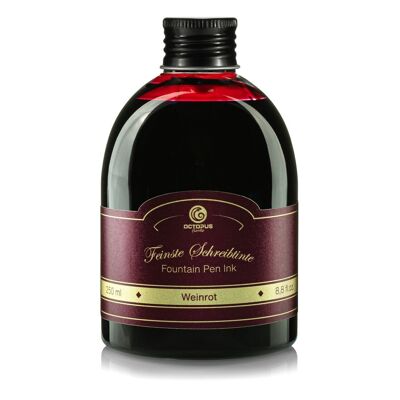 Fountain pen ink wine red 250 ml