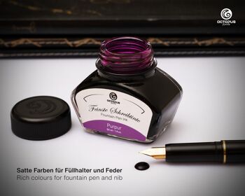 Encre pour stylo plume violet 250 ml 4