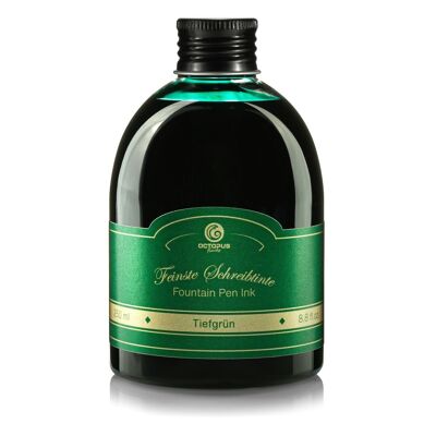 Fountain pen ink deep green 250 ml