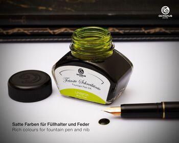 Encre pour stylo plume vert citron 250 ml 4