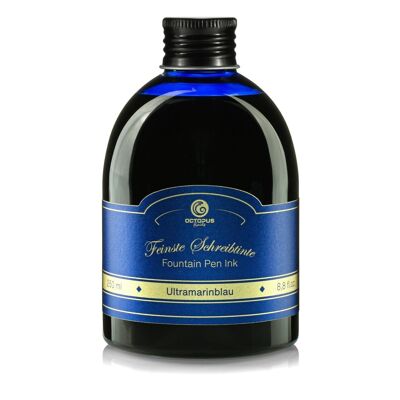 Tinta para pluma estilográfica azul ultramar 250 ml