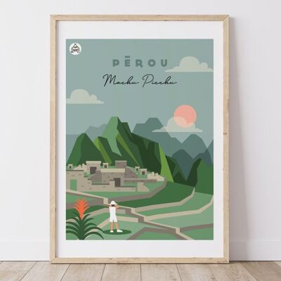 Póster PERÚ - Machu Pichu