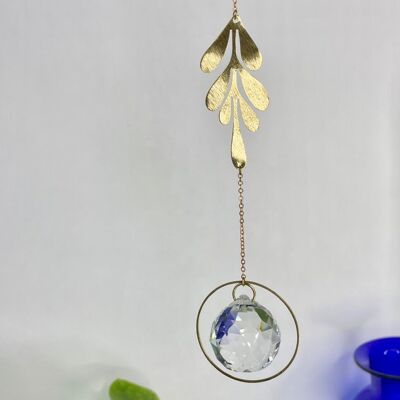 Suncatcher leaf / light catcher / window crystal / prism