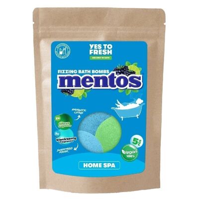 Mentos EDG blackberry & lemon bath bomb - 5*50g