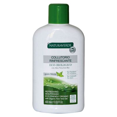 Bain de bouche à la menthe NATURAVERDE - 400ml