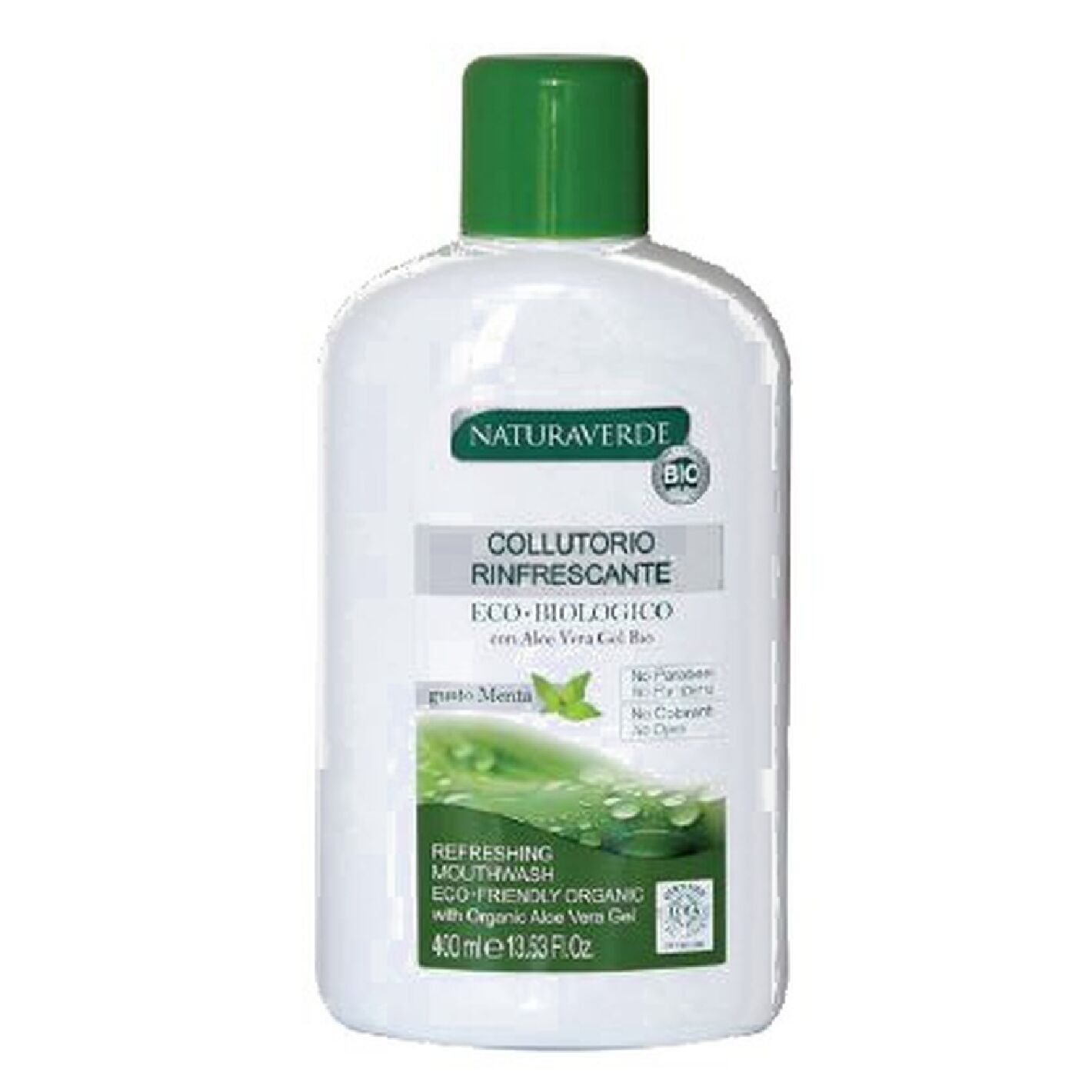 NATURAVERDE enjuague bucal menta - 400ml