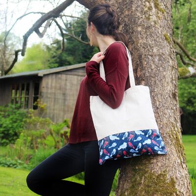 Sac en coton oiseaux