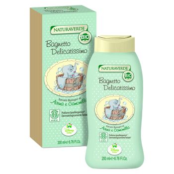 Bain moussant bébé Disney NATURAVERDE - 200ml