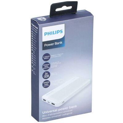 Batería externa Philips USB y tipo