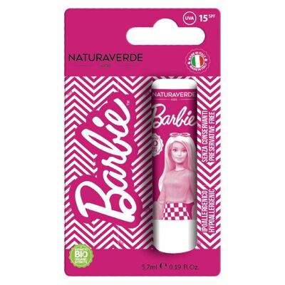 Bálsamo labial Barbie NATURAVERDE fresa - 5,7g