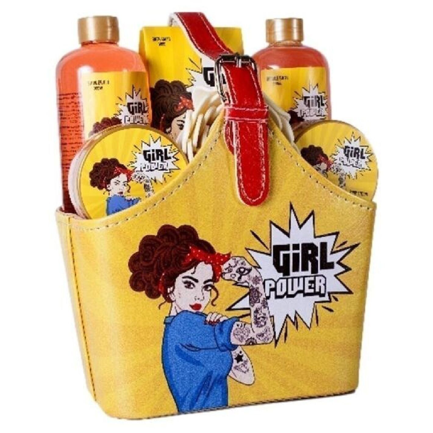 Set da bagno vintage Girl Power Collezione POKHARA - 5 pezzi