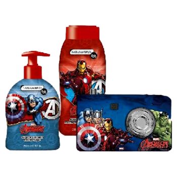 Coffret douche avec jouet appareil photo Avengers 2