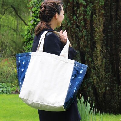 Cotton cactus tote