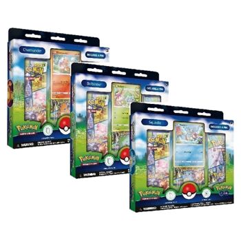 Coffret Pokémon GO Tripack et Pin's Français 1