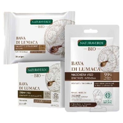 NATURAVERDE snail slime facial care set