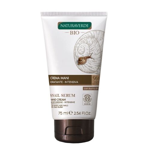 Crème mains à la bave d'escargot NATURAVERDE - 75ml