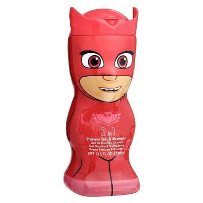PJ Mask gel de ducha y champú rojo 2D - 400ml