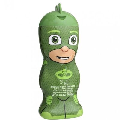 PJ Mask grünes 2D-Duschgel und Shampoo – 400 ml