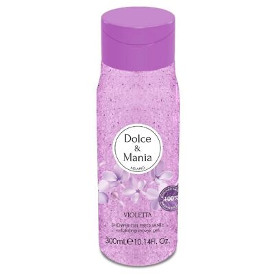 Gel douche gommant à la violette DOLCE & MANIA - 300ml