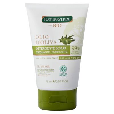 Facial scrub with NATURAVERDE olive oil - 75ml