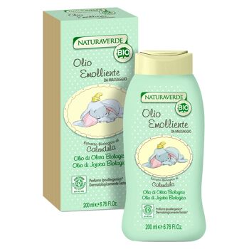 Huile de massage apaisante bébé Disney NATURAVERDE – 200ml