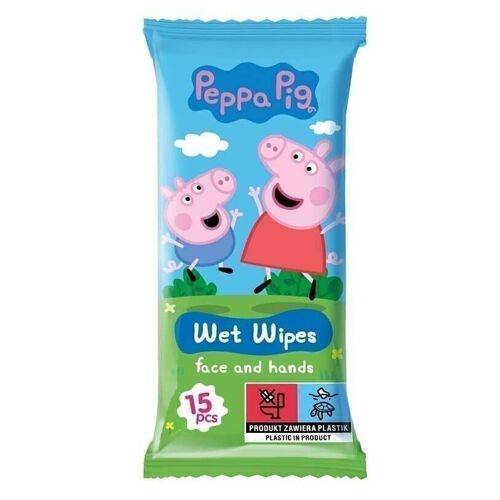 Lingettes humides Peppa Pig EDG - 15pcs