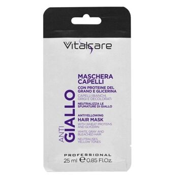 Masque capillaire anti-jaunissement VITALCARE - 25ml