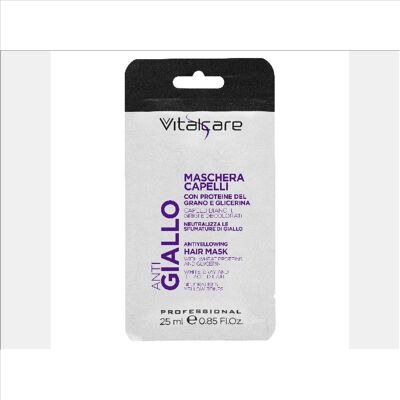 Masque capillaire anti-jaunissement VITALCARE - 25ml