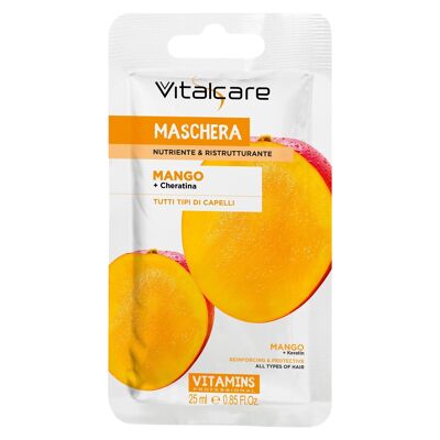 Masque capillaire renforçateur à la mangue VITALCARE - 25ml