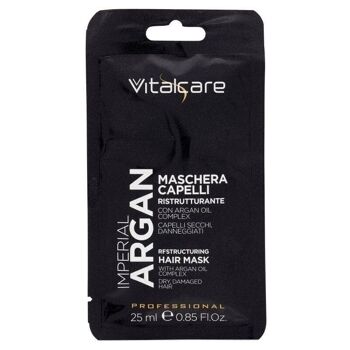 Masque capillaire réparateur huile d'argan VITALCARE - 25ml 1