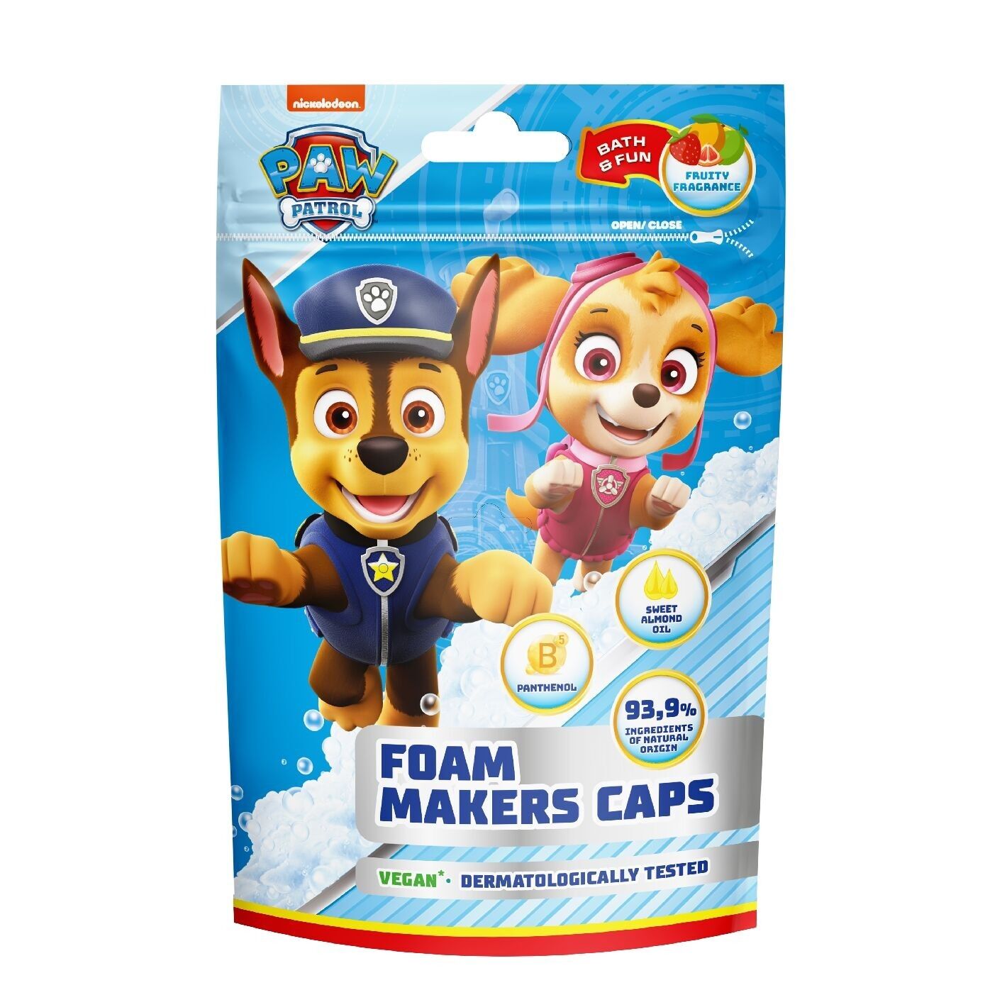 Paw Patrol EDG schiuma da bagno - 6 pezzi