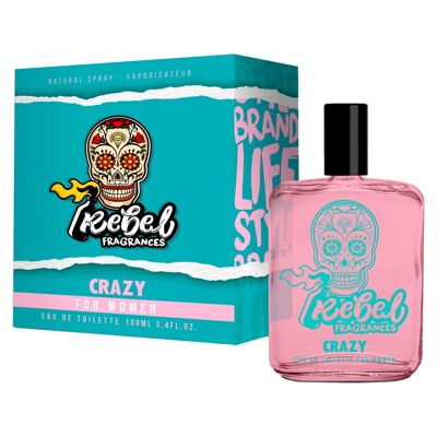 Parfum femme Crazy REBEL - 100ml