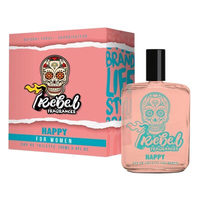 Parfum femme Happy REBEL - 100ml