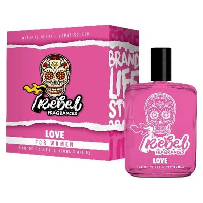 Perfume de mujer Love REBEL - 100ml