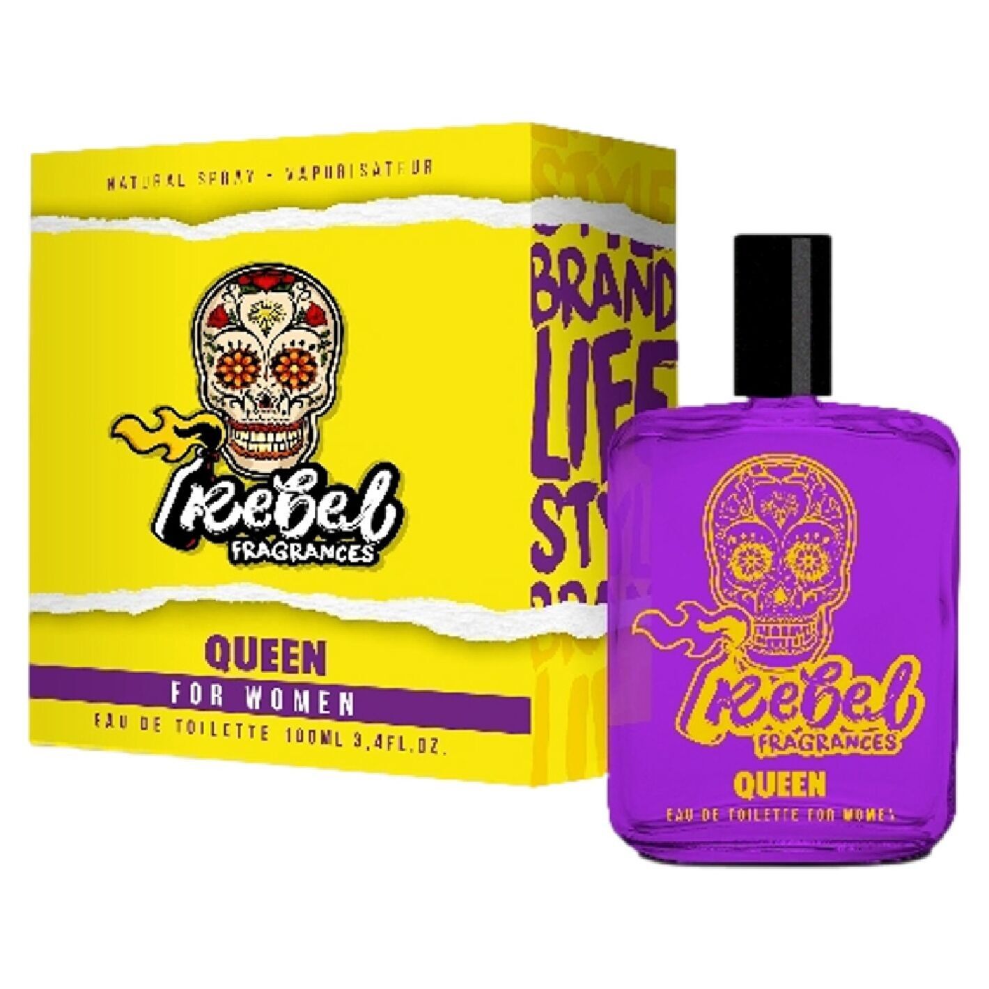 Perfume de mujer Reina REBEL - 100ml