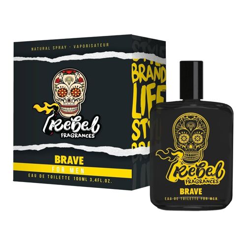 Parfum homme Brave REBEL - 100ml