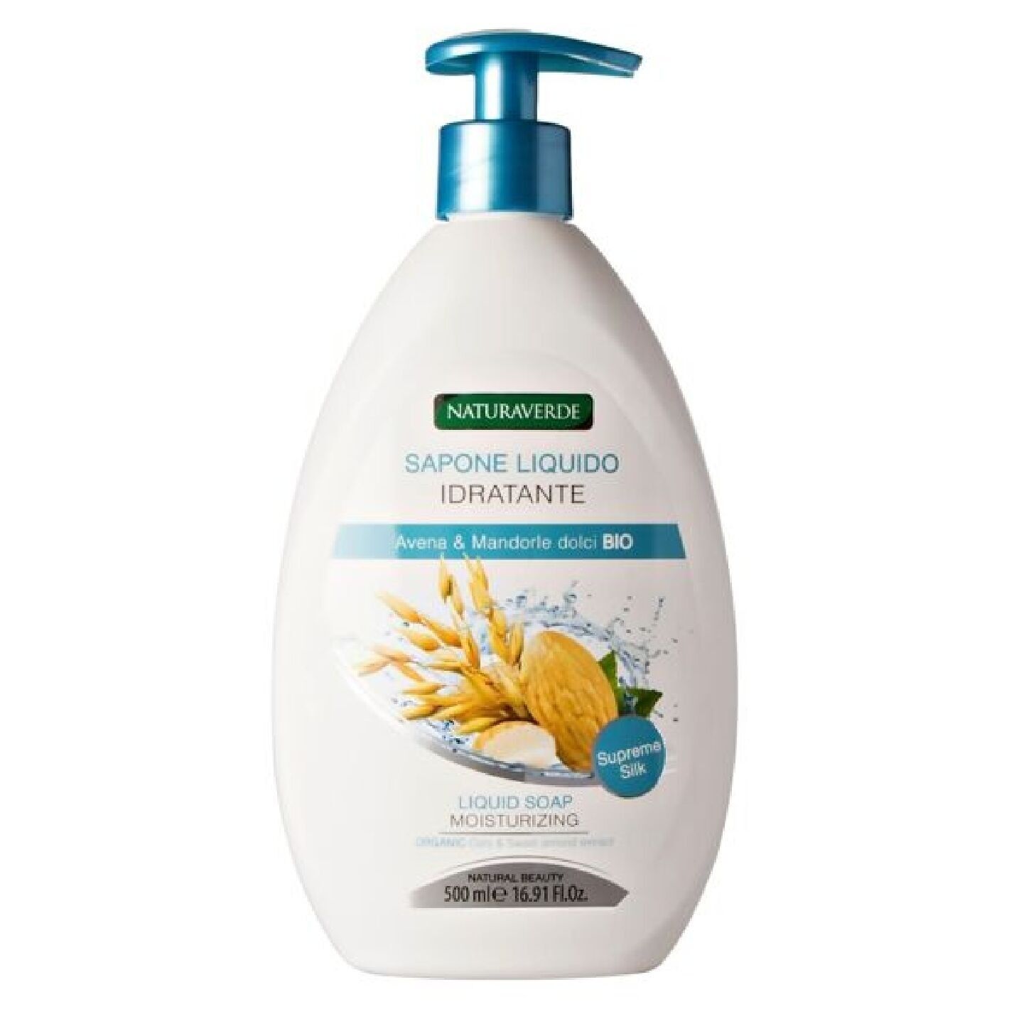 NATURAVERDE Sapone liquido alla mandorla dolce - 500ml