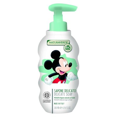 Jabón líquido delicado Mickey Mouse NATURAVERDE - 200ml