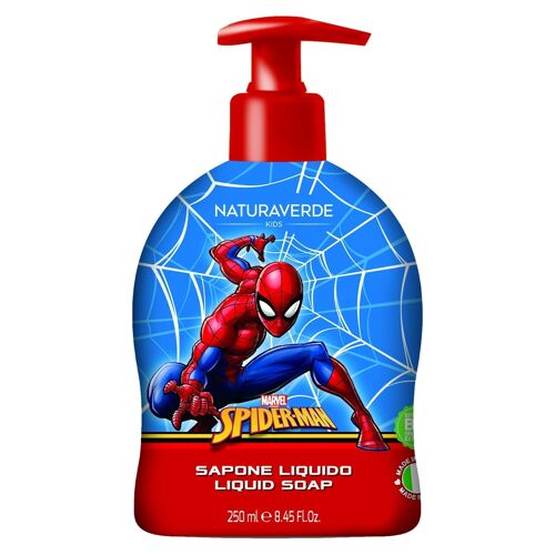 Savon liquide délicat Spiderman NATURAVERDE - 250ml