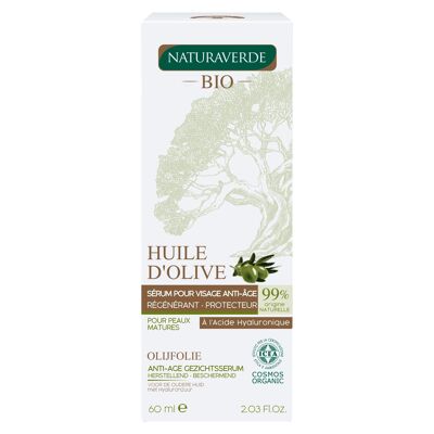 Sérum visage anti-âge à l'huile d'olive NATURAVERDE - 60ml