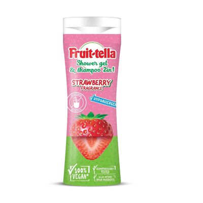 Shampoo e gel doccia 2 in 1 alla fragola Fruitella - 300 ml