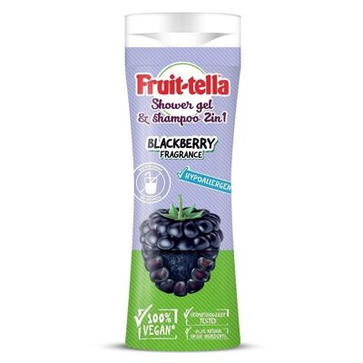 Shampoo e gel doccia 2 in 1 Fruitella mora - 300 ml