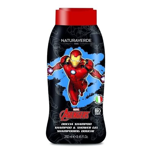 Shampoing & gel douche 2 en 1 Avengers NATURAVERDE - 250ml