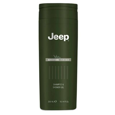 Shampoo e gel doccia Jeep Adventure 2 in 1 - 300 ml