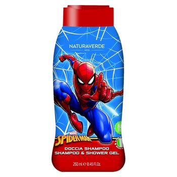 Shampoing & gel douche 2 en 1 Spiderman NATURAVERDE - 250ml